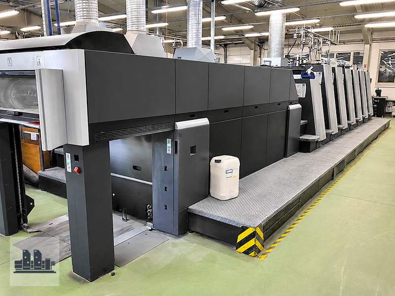 Heidelberg XL 75-6+L-C UV Hybrid gebrauchte Bogenoffsetdruckmaschine Baujahr 2011