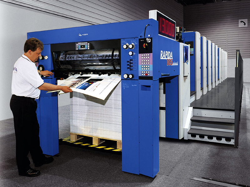 листовая офсетная машина KBA Rapida 105 Universal