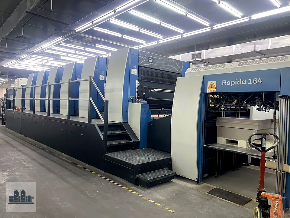 KBA Rapida 164-6 SAPC sheetfed offset printing press (2019)