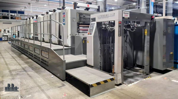 Komori GL-840P H-UV LED – 8-color perfecting offset press