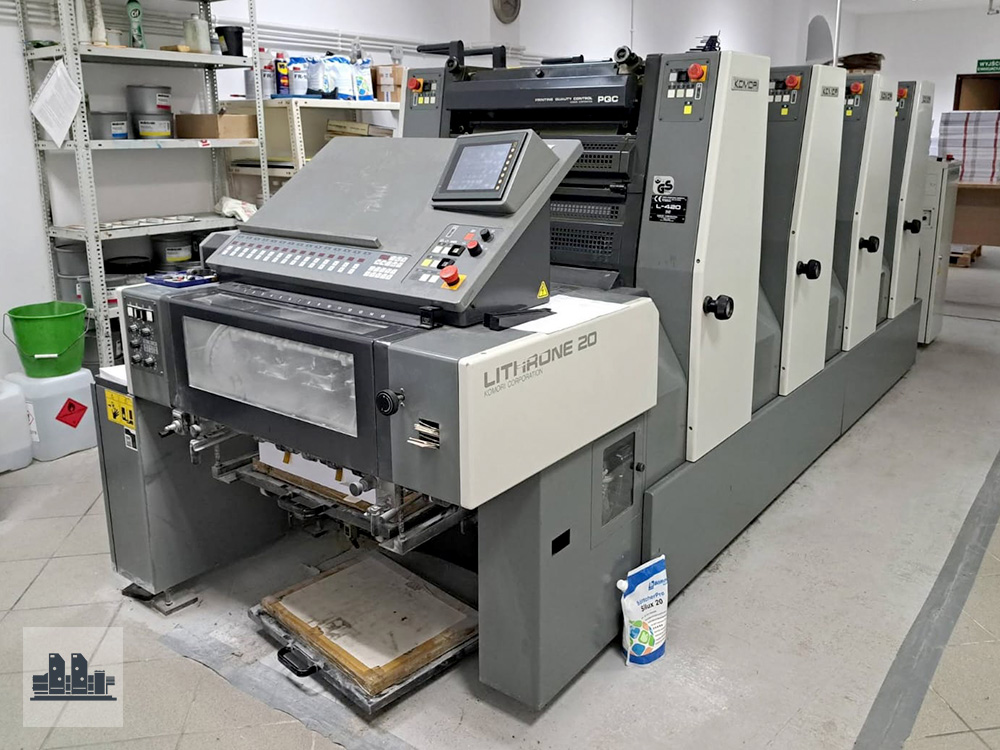 Листовая офсетная машина Komori Lithrone L-420, 2007 год