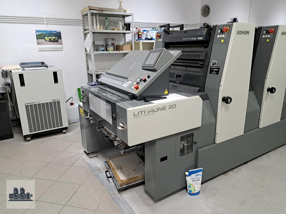 Komori Lithrone L-420 Bogenoffsetmaschine, Baujahr 2007