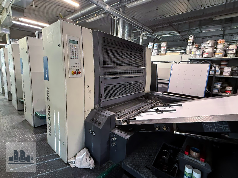 MAN Roland 705+LV HiPrint – macchina offset B1 a 5 colori