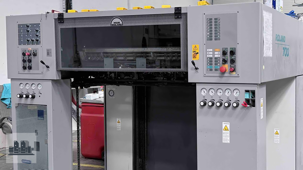 MAN Roland 702 P - B1 1+1 perfecting baskı makinesi, kitap baskısı için