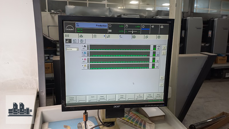 gebrauchte Druckmaschine MAN Roland 504P LV jahr 2007