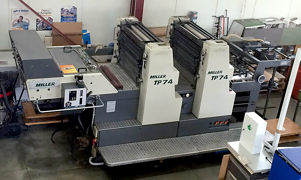 листовые офсетные машины серии Miller TP-74