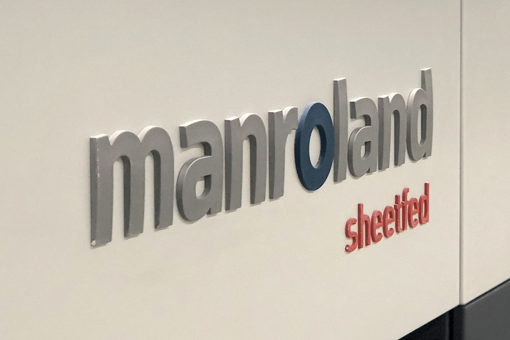 manroland sheetfed brand plate